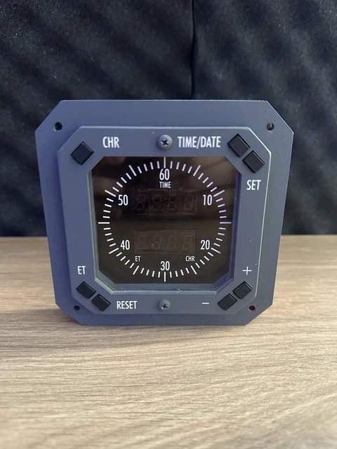 Mobiflight Aduino BOEING 737 COCKPIT Chronometer Clock Flight Simulator (No USB Board ...
