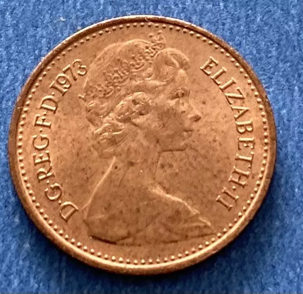 Elizabeth ll  1973 Half Pence  (2458)