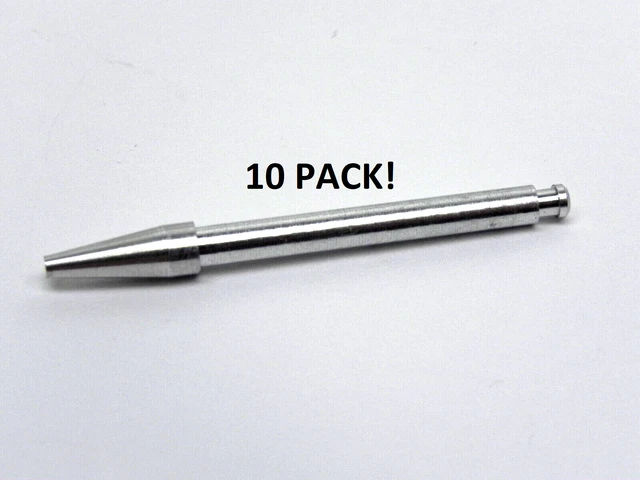 Paquete de 10 NUEVOS pasadores de émbolo cónico para pantallas de ventana 1.581"L x 0.119"W (PP)