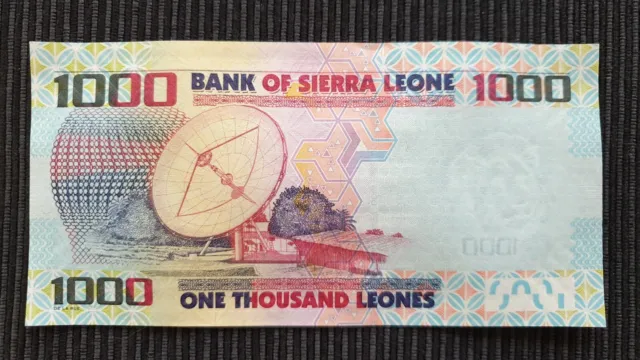 SIERRA LEONE 1000 Leones 2013 P30b UNC Banknote 2