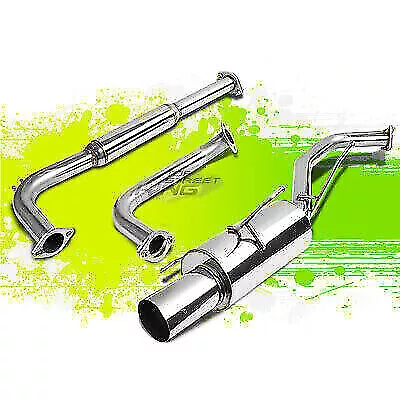 For 00-03 Nissan Maxima V6 Stainless Steel Catback Exhaust System 4" Muffler Tip