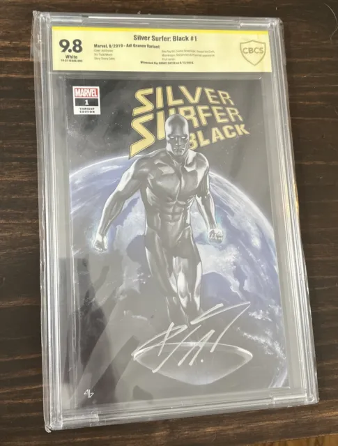 Silver Surfer: Black  #1 CBCS (Like CGC) 9.8 Granov Variant. Signed Donny Cates