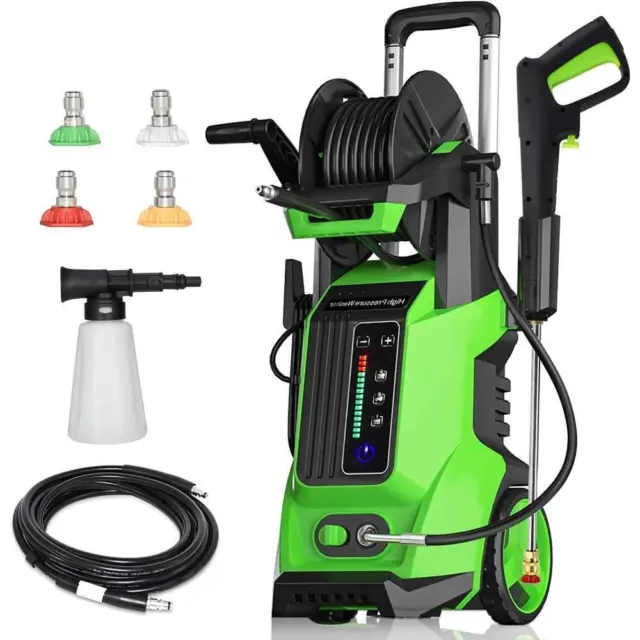 3800PSI Electric High Pressure Washer with Touch Screen Adjustment Pressure NEW