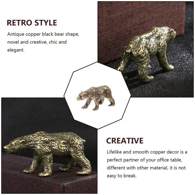 Schreibtisch Dekorationen Bär Tafelaufsatz Bär Ornament Bär Skulptur Decor 4