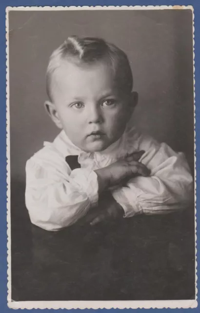 Beautiful Boy, Lovely Baby Soviet Vintage Photo USSR