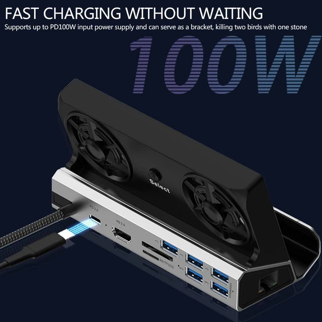 STEAM DECK DOCK Docking Station Full Speed USBC` Charging