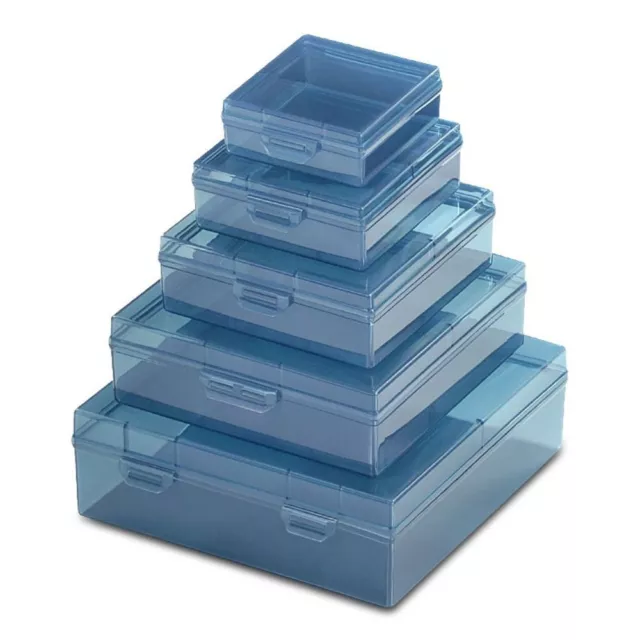 Transparent Storage Box Plastic Small Items Case  Power Tools Holder