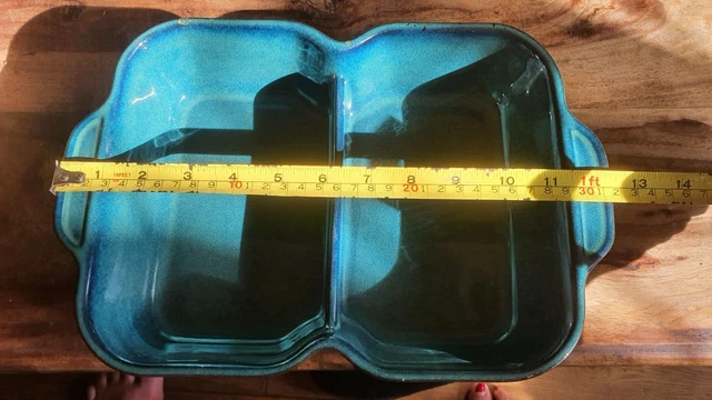 Piatto da forno casseruola a prova forno - gres porcellanato cinese da servire A1 Denby Greenwich