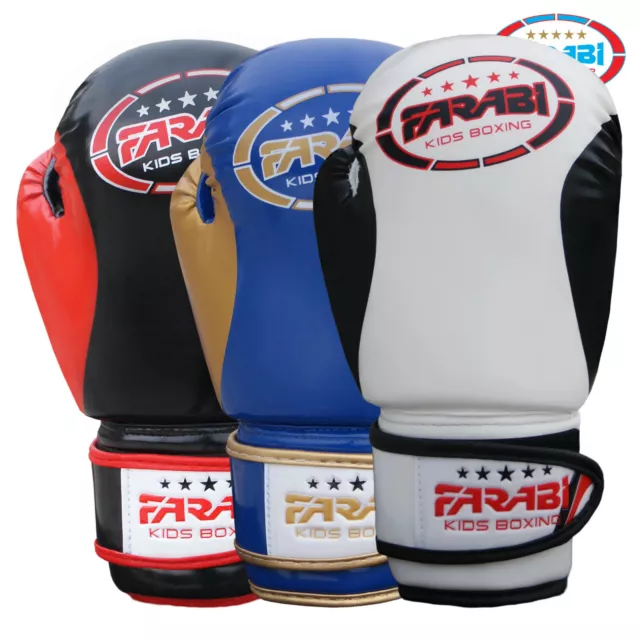 Farabi Kids Boxing Gloves MMA Muay Thai Sparring Training Punching Mitts