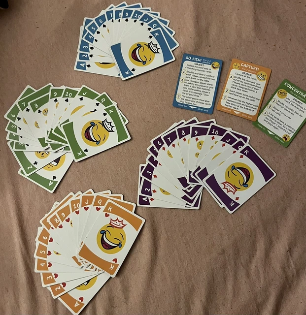 MCDONALD'S FUN EMOJI Playing Cards Emoji Faces ( Complete Deck ) Never