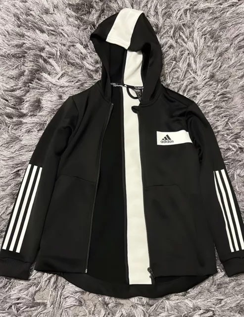 Adidas Trainingsjacke in schwarz für Kinder 11-12 Jahre