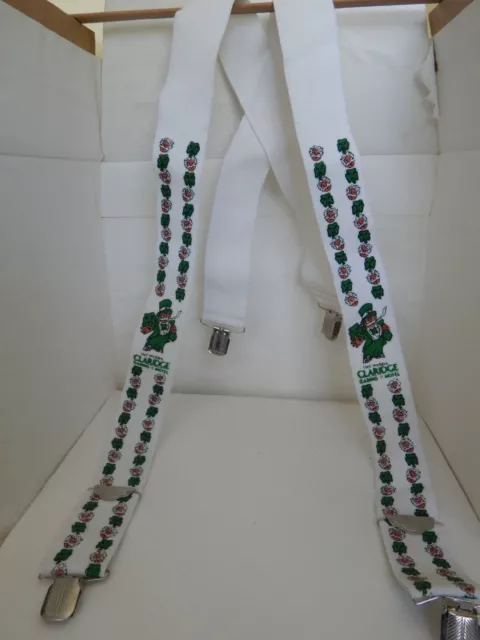 Vintage Claridge Casino's Rare colorful Bunby Suspenders 2