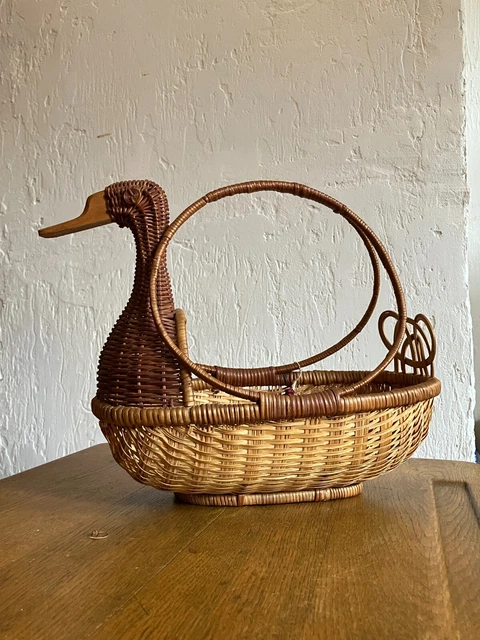 Corbeille à linge ovale en osier clair Aubry Gaspard | Leroy Merlin