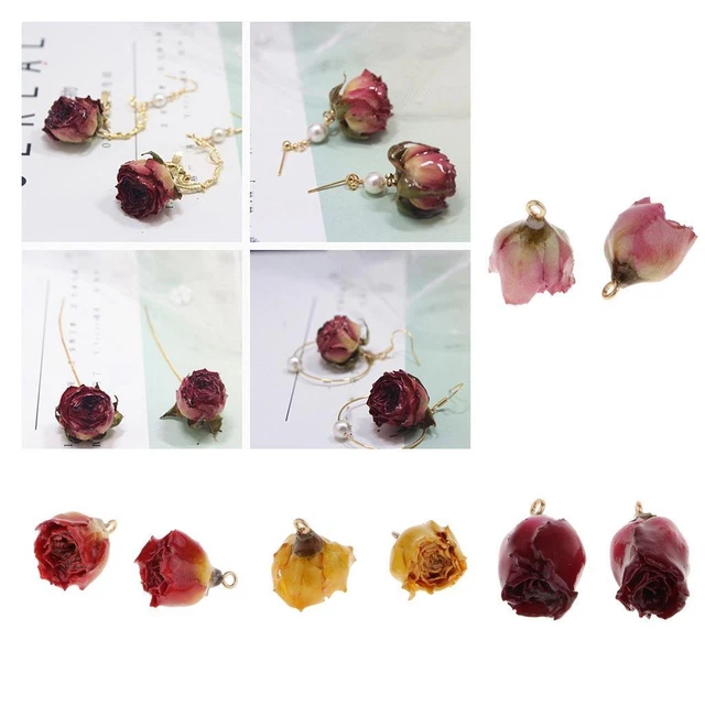 2 Stu Resin Dried  Findings Craft Charms
