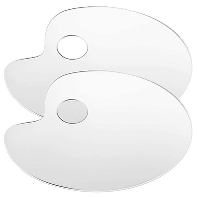 Generic Set di Tavolozze in Plastica Assortite 6 Pezzi Pittura a Olio Acrilica 