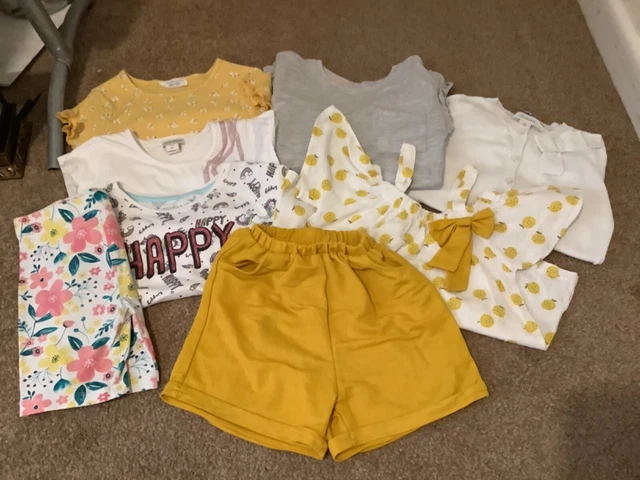 Girls mixed clothes bundle age 4-5 years. Monsoon, Primark
