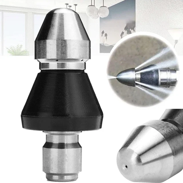 Sewer Cleaning Tool High-pressure Nozzle 5000psi High-pressure Sewer PipeCleaner
