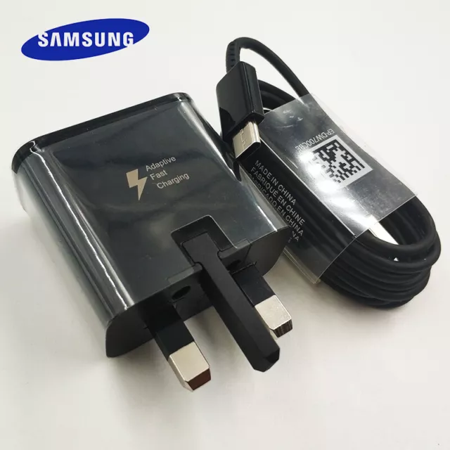 For Samsung Adaptive Fast Charger Type-C USB Cable Galaxy S8 S9 S10 + Note 8 9