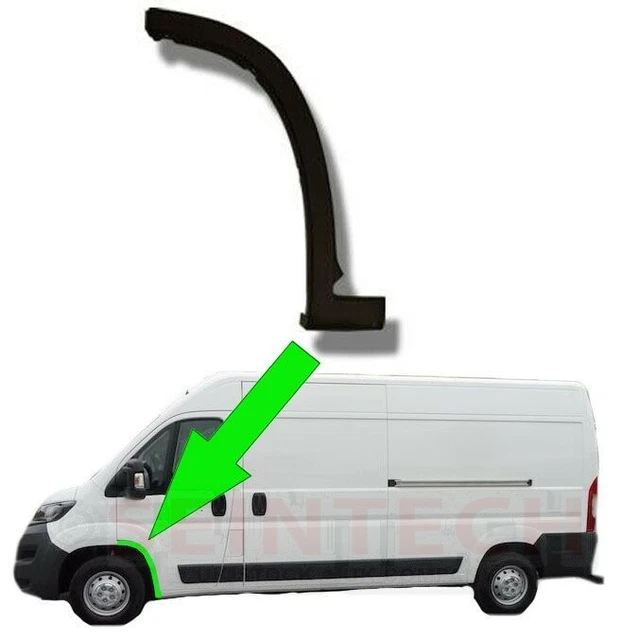 FIAT DUCATO FRONT Wheel Arch Protective Moulding Fender Trim 2014