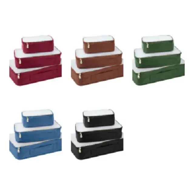 Samantha Brown 3-piece Packing Cubes- Choose Your Color