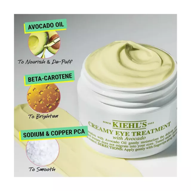 KIEHLS Creamy Eye Treatment with Avocado  0.95fl oz -  Brand New 3