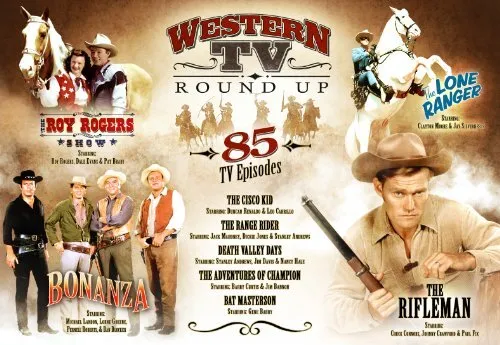 Western TV Round Up 85 TV Episodes DVD Set - The Roy Rogers Shows, The Cisco...