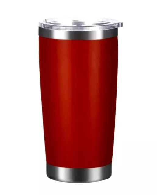 Travel Beverage Tumbler Coffee Wine Cup Mug Insulated Stainless Steel 20 Oz