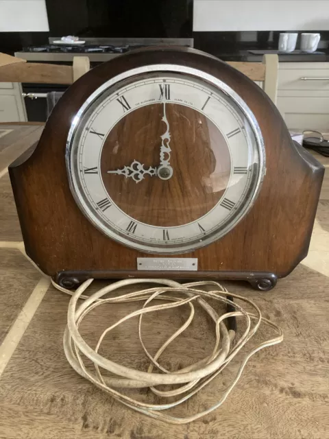 The Alexander Clark Co Ltd Mantel Clock.  Mains Electricity