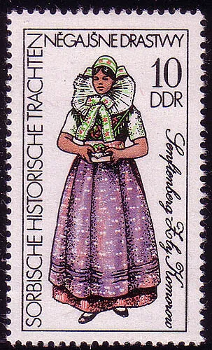 2210 Historische sorbische Trachten 10 Pf **