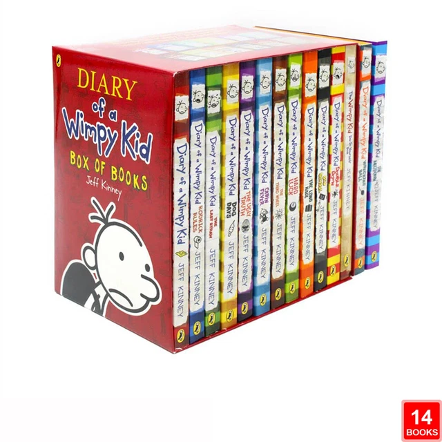 DIARY OF A Wimpy Kid 14 Book Set Collection By Jeff Kinney Paperback ...