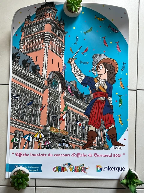Affiche Carnaval Dunkerque Illustrateur Marc Verhaegen 2014 01