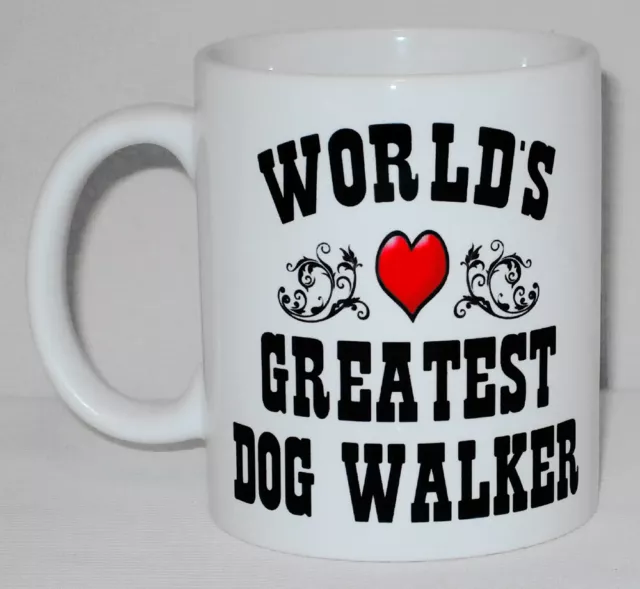 World's Greatest Dog Walker Mug Can Personalise Great Canine Breeder Lover Gift