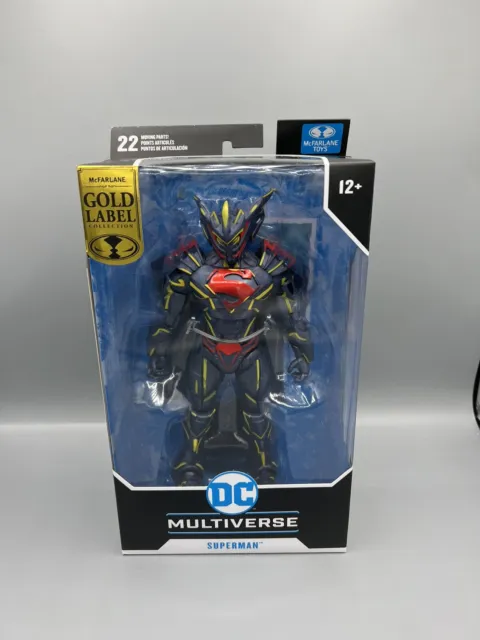 McFarlane DC Multiverse Superman Energized Unchained Armor Gold Label - IN HAND