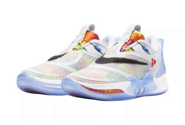 NIKE ADAPT BB 2.0 Tie Dye taglia 47 US 12 5 NUOVO IMBALLO