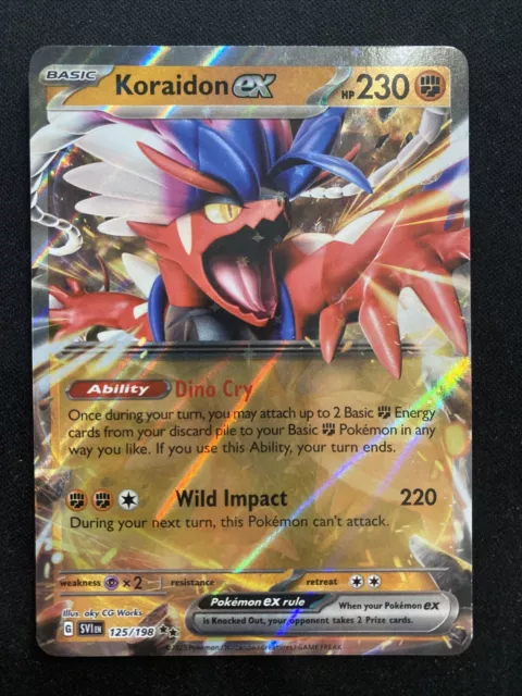 Koraidon ex sv1 231  Pokemon TCG POK Cards