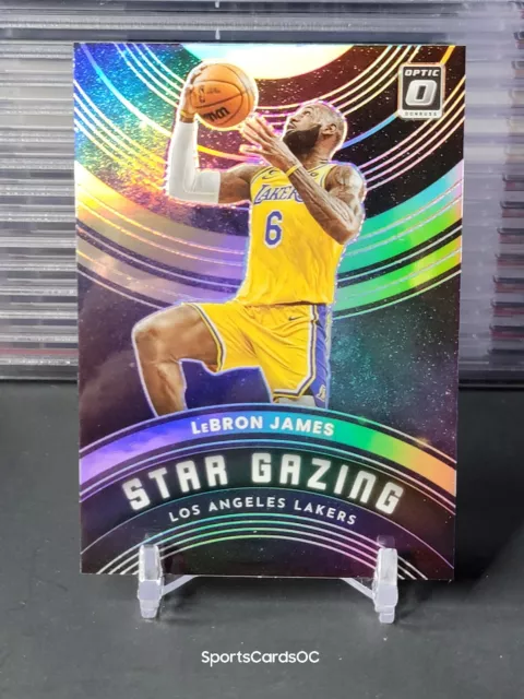 2022 Donruss Optic LeBron James Star Gazing Silver Prizm #12 Los Angeles Lakers