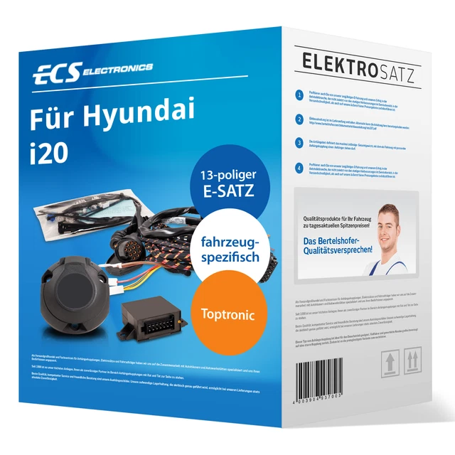 Elektrosatz 13-pol. spezifisch für Hyundai i20 Typ BC3/BI3 08.2020-jetzt TOP