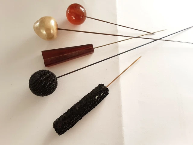 Épingle à Chapeau Vintage Art Déco - Ancienne - Diamètre 3,5 Cm