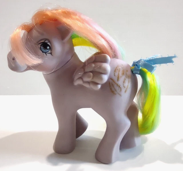 HASBRO MLP MY Little Pony G1 Vintage TICKLE pegasus rainbow pony. 1984 ...