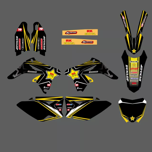 Decals Graphics Sticker Kit For Suzuki RMZ250 RMZ 250 2010 2011 2012 2013-2018