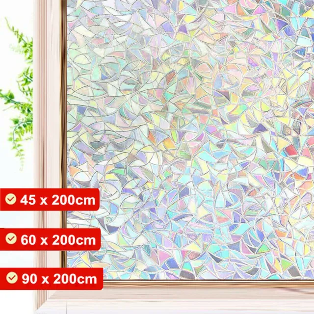 Bubble Free 3D Frosted Window Film Self Adhesive Etched Privacy Glass Vinyl Film