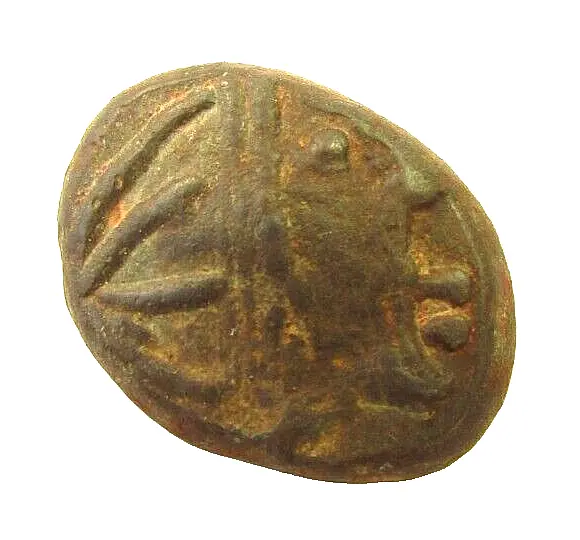 Ancient Celtic Danube Philip II of Macedon circa 200 BC Bronze Tetradrachm (367)