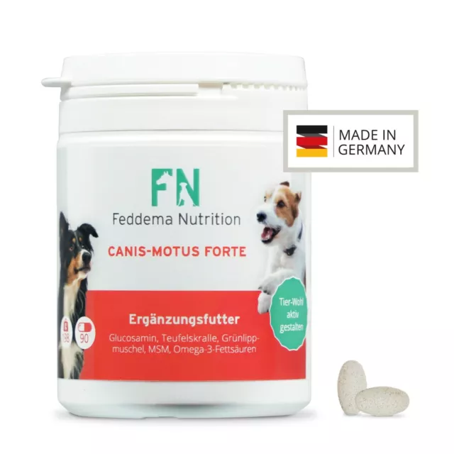 Canis Motus Forte - Glucosaminsulfat, Msm , Griffe Du Diable, Oméga 3 Graisse