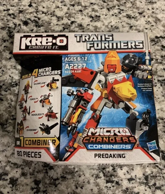 Transformers Kre-o Micro-Changers Combiners Predaking Predacons Kreo Kreon