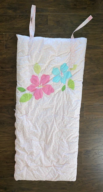 Pottery Barn Kids. Pink Floral .Excellent Condition NO MONO- CLEAN 26x57” Pottery Barn Kids. Pink Floral .Excellent Condition NO MONO- CLEAN 26x57”