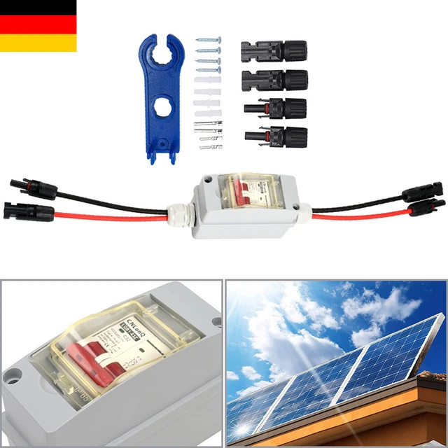 DC500 V 32A PV-Trennschalter IP65 Leistungsschalter für Solarmodule Solar Switch