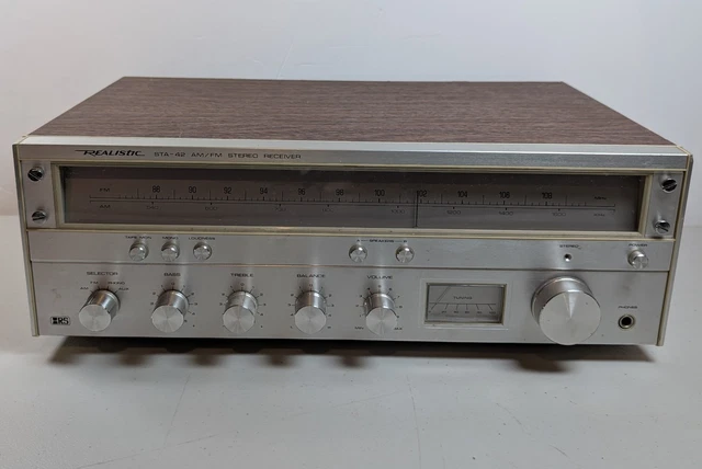 Récepteur Stéréo Vintage Realistic STA-100 - Modèle 31-2089 - Testé, Fonctionnel