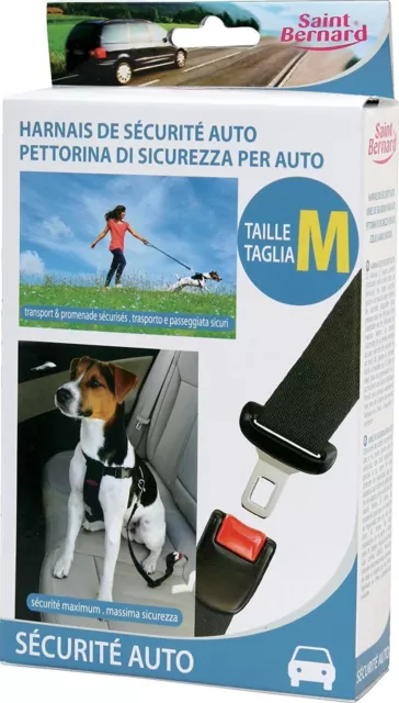 Imbracatura Di Sicurezza Auto per Cane Taglia M Media Nuova