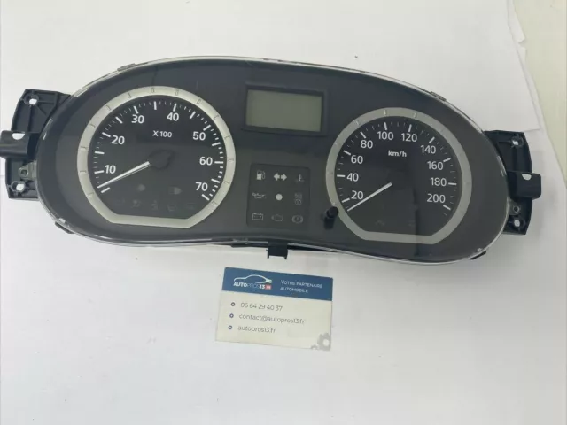 Tableaux De Bord Conteur Vitesse Compteur Kilometrique Dacia Logan 8200377739