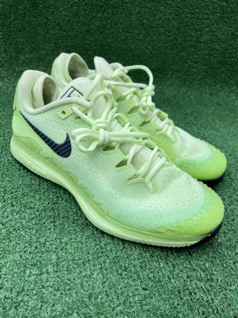 Mens Nike Air Zoom Vapor X Knit HC "Ghost Green" Tennis Shoes! Sz 7.5 AR0496-302